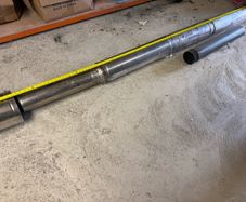 7" Flue Pipe - 8ft 7" long with cowel and insulated
