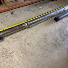 7" Flue Pipe - 8ft 7" long with cowel and insulated