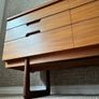 Vintage Retro Mid Century Teak Compact Sideboard by Uniflex Image 2