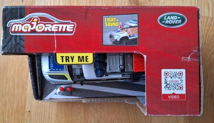 Majorette Land Rover Toy Police Cars