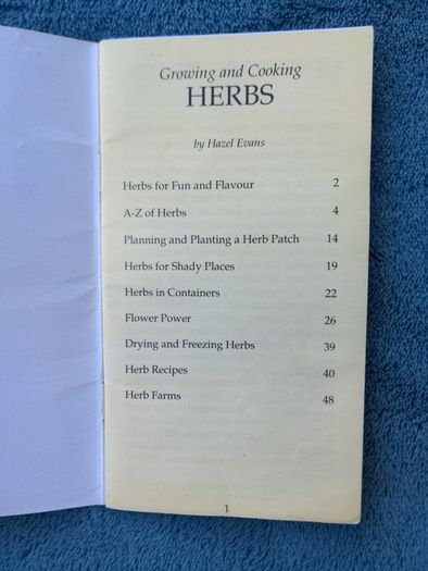 Growing and Cooking HERBS