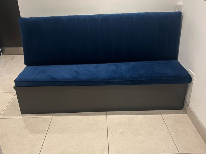 Waiting room sofa