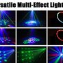 Mini 30W Beam Pattern Moving Head Light RGB DMX Sound Activated Strobe Effect Stage Light for DJ Disco Party Christmas Image 2