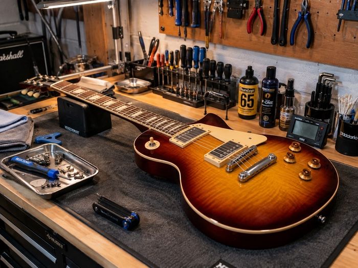 Electric guitar setup & maintenance
