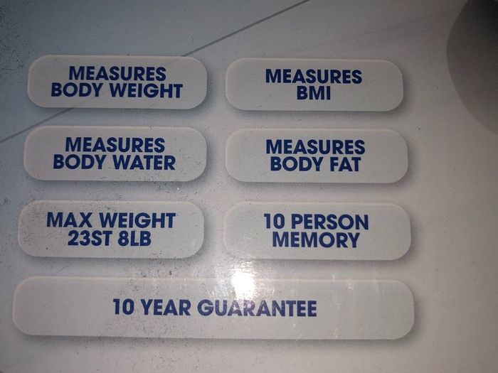 Body Scales Measures Body Weight Bmi Body Water Body Fat