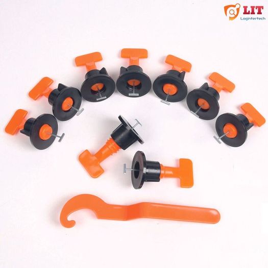 50/250pcs Tile Leveling System Kit Reusable Tile Spacer Wall Floor Clips Tool