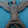 WW2 German Nazi large Cast Iron Third Reich Eagle pole top of flag (I think it's a reproduction) Image 3