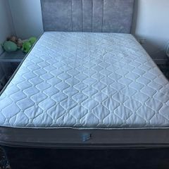 Double bed / mattress/ base headboard