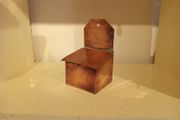 Antique Copper Salt Box.