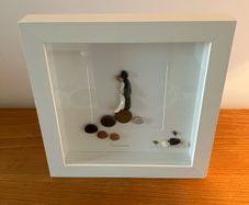 Wooden Frame Stone Art Handmade Wedding