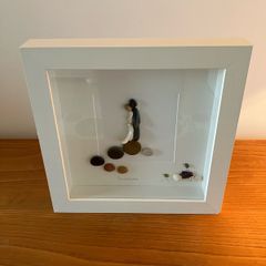Wooden Frame Stone Art Handmade Wedding