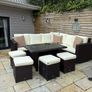 Garden rattan cube furniture Image 2