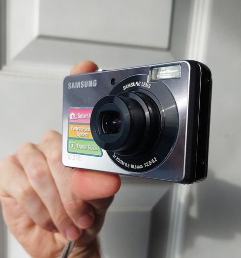Purple Samsung PL51 Retro Y2K Digital Camera