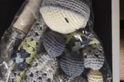 hand knitted toy