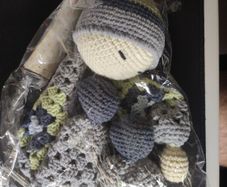 hand knitted toy