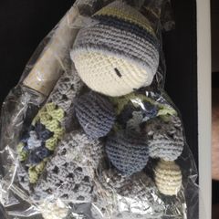 hand knitted toy