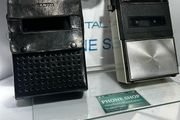 Vintage Sanyo Solid State M-48M Cassette Tape Recorder with Leather Case