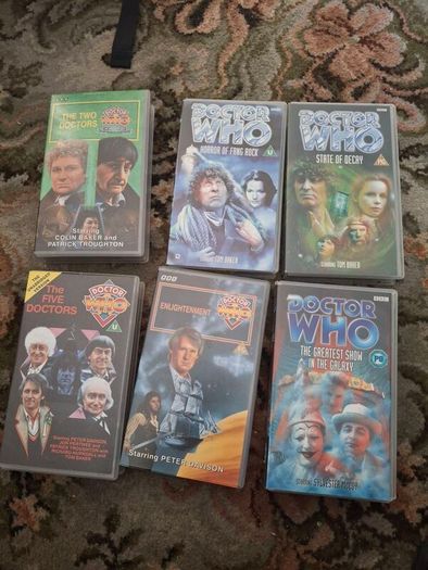 Doctor Who VHS Tapes 47 separate titles in very good condition