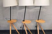3 tall lamps