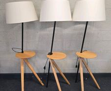 3 tall lamps