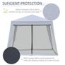 3x3m Outdoor Gazebo Party Tent Sun Shelter with Mesh Screen Walls Image 4