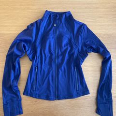 Lululemon Define Cropped Jacket Navy Size 8 UK