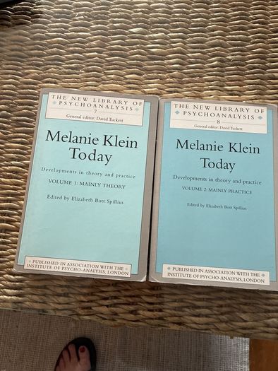 New Library of Psychoanalysis- Melanie Klein, 2 volumes