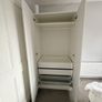 Great condition white 3 door wardrobe with mirror Image 6