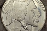 Golden State Mint 1 Troy Oz .999 Fine Silver Coin Buffalo Indian Head