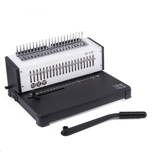 21 Holes Metal Coil Binding Machine Sd 220b Book Binding Machine Comb ...