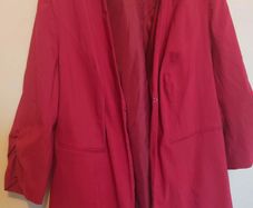 New Red blazer jacket sz 24/26