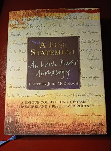 A Fine Statement/ An Irish Poets' Anthology  / John Mc Donagh/ 2008