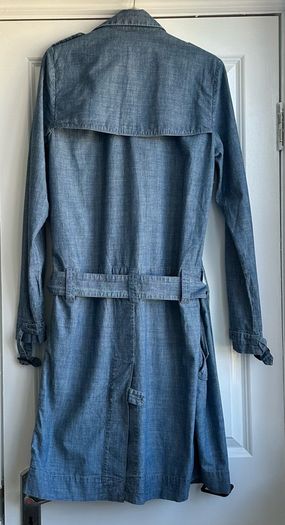 Denim trench - sz 10/12