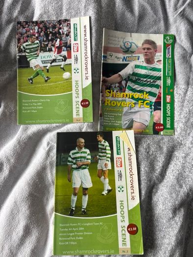 Shamrock rovers programmes