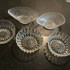 5 Retro Glass Dishes