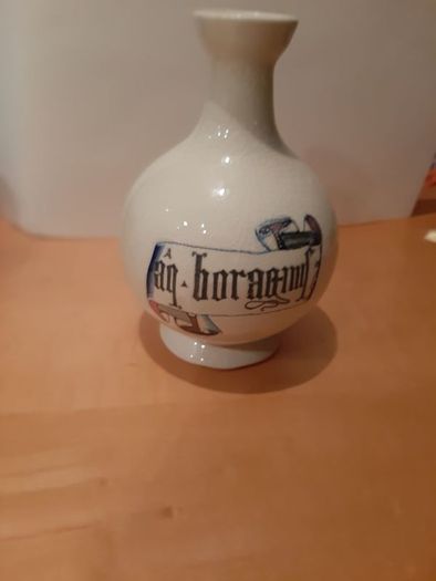 Ceramic apothecary bottle