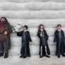Set of 4 figures Schleich Hermione Hagrid Harry Ron Used Please see photos Image 3