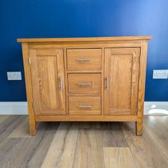 Solid Oak Side Board