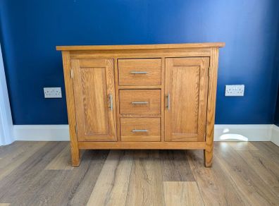 Solid Oak Side Board