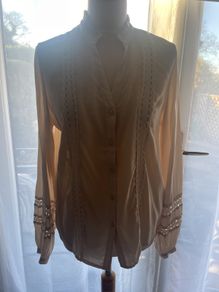 Cream Womens Blouse size 12