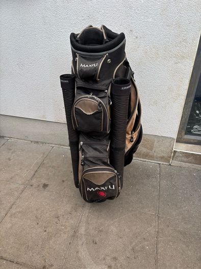 Maxfli Golf Cart Bag  Multi Pocket, Club Dividers, Great Condition