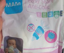 A bottle for feeding with an anti -brim system. New!
