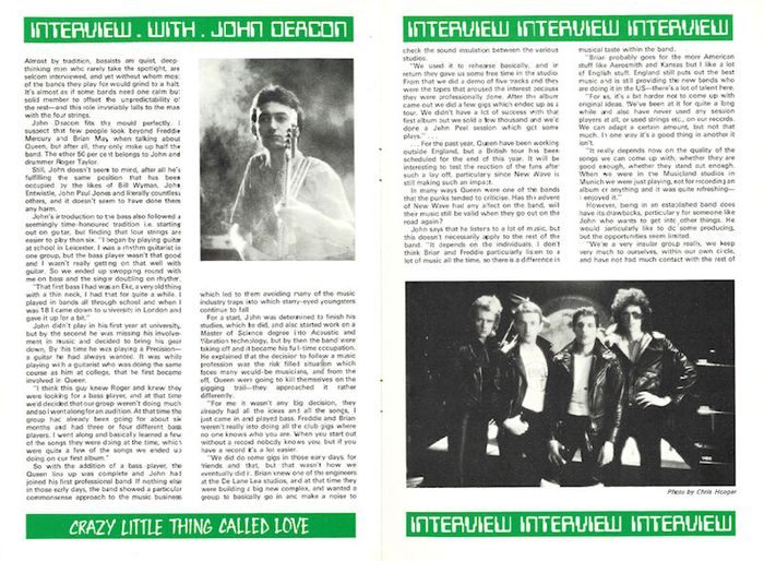 Queen Fan Club Magazines 1979 X 4 - Spring, Summer, Autumn & Winter