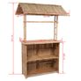 3 Piece Bistro Set Bamboo Image 6