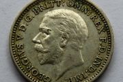 Silver Three pence 1932 King George V