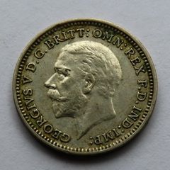 Silver Three pence 1932 King George V