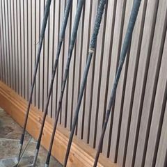 Bamboo golf sticks. Offers please. Not used in decades