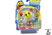BANDAI Pac Man and the Ghostly Adventures, Panic Spinner Action Figure 2 in 1 Pack