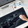 Extended Gaming Mouse Pad Mat - Classic Car Design, Non-Slip Rubber Base, Free viewing Image 2
