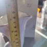 Large Vintage Royal Winton White Cornucopia Shell Ceramic Vase 18 cm. Image 4